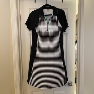 Golf striped dress-Jofit